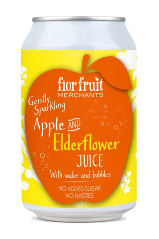 Fior Fruit Merchants Gently Sparkling Apple and Elderflower Juice 330ml