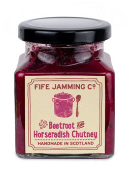 Fife Jamming Co Small Batch Beetroot and Horseradish Chutney 270g